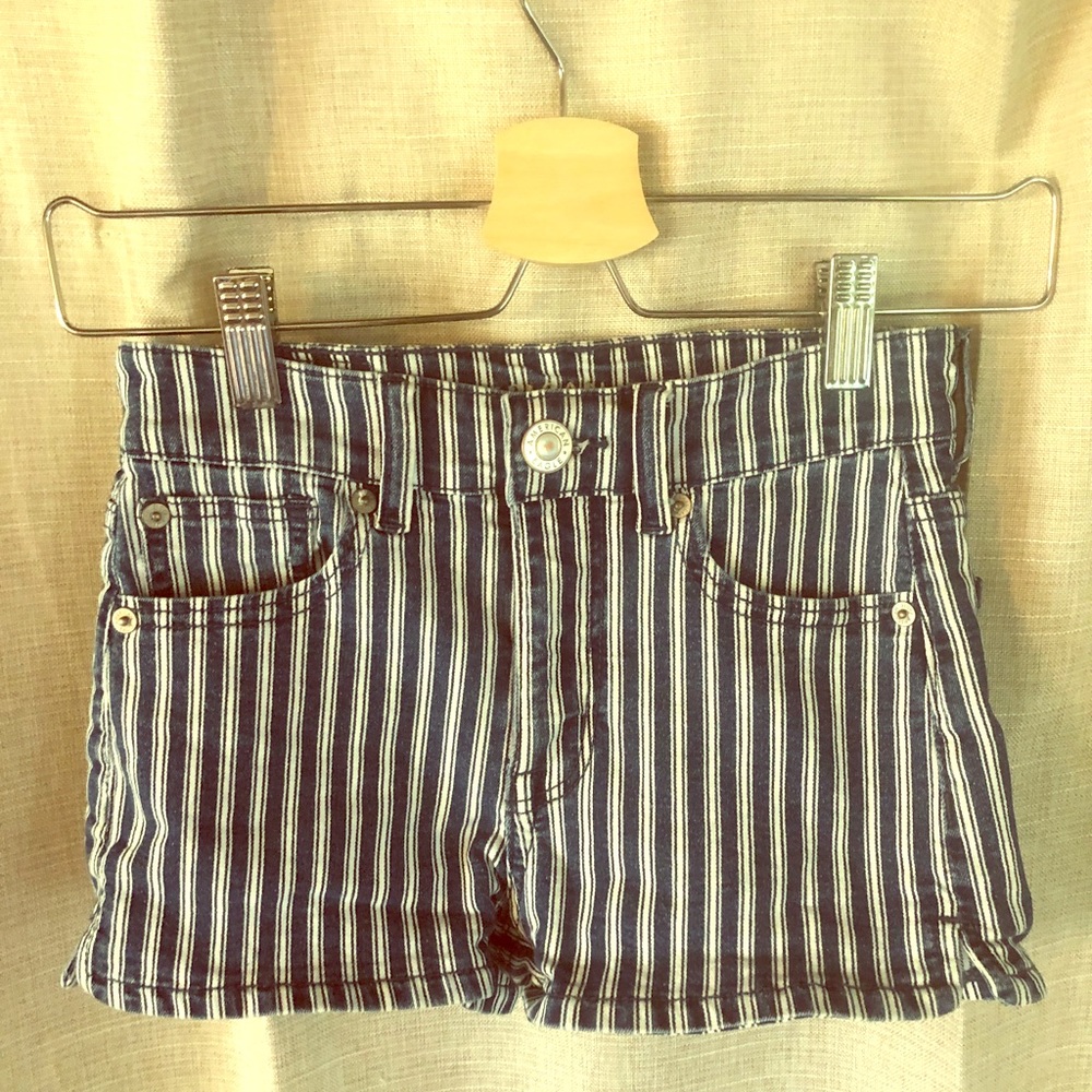 American Eagle striped shorts